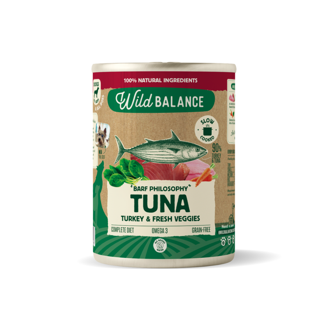 Wild Balance konservai sunims su tunu ir kalakutiena