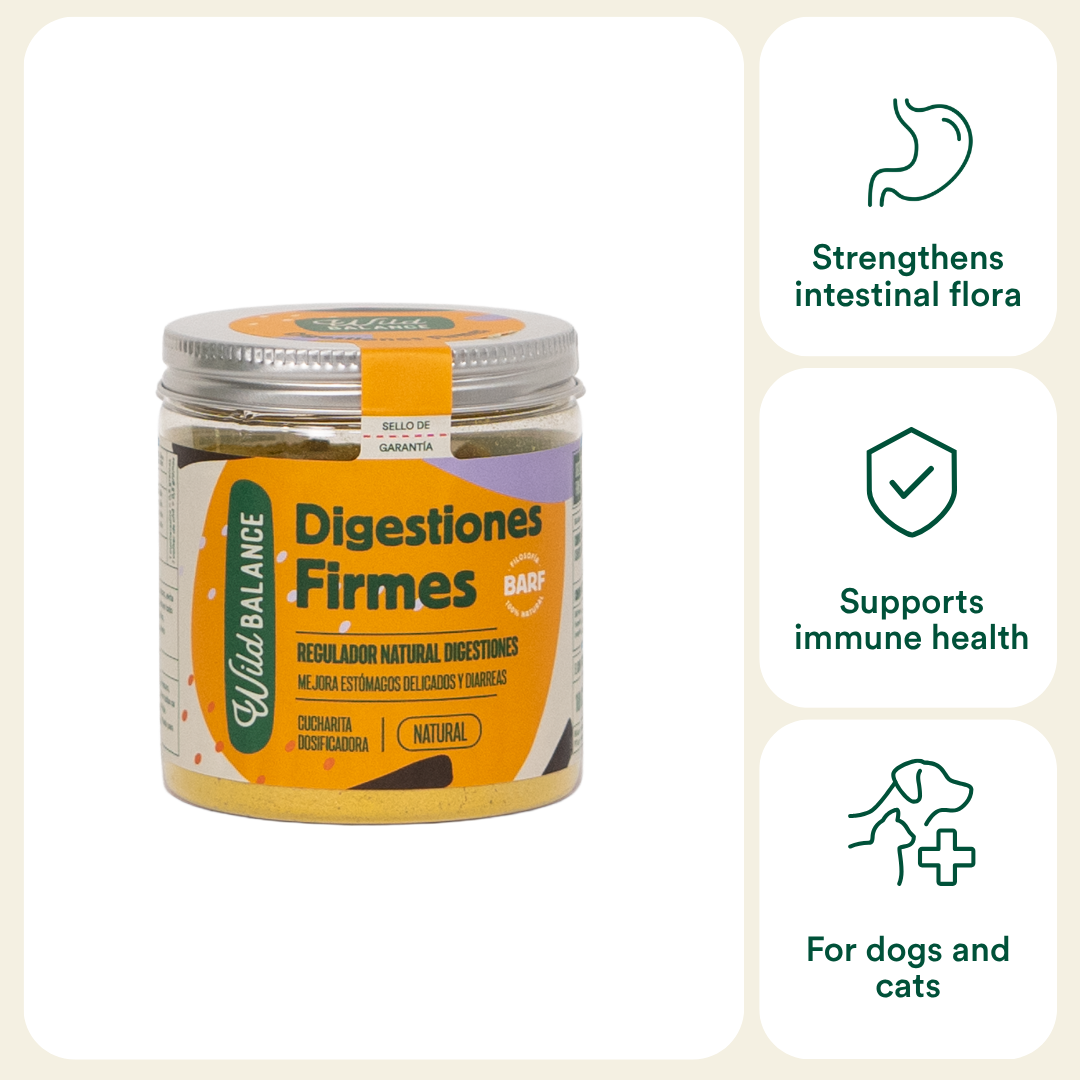 Food supplement for dogs for digestion "Wild Balance Firm Poops"