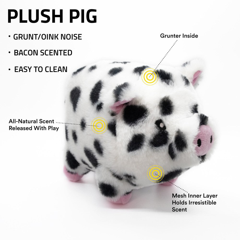 Pliušinis žaislas šunims su natūraliu kvapu "Playology Plush Pig"