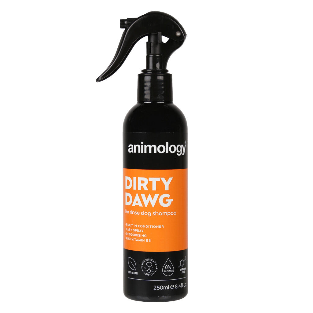 Sausas šampūnas šunims Animology Dirty Dawg No Rinse Shampoo (250 ml)