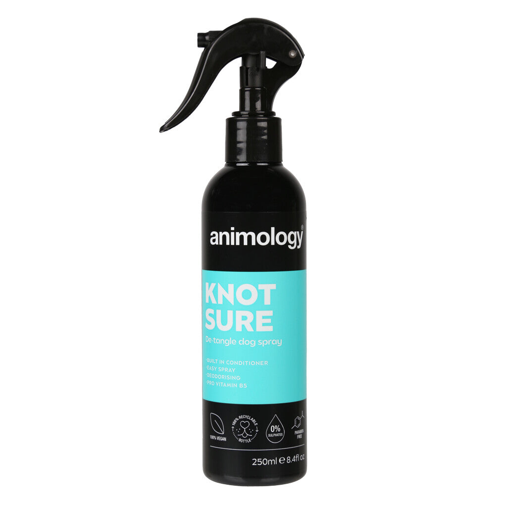 Purškiamas kondicionierius šunų kailio savėloms šukuoti Animology Knot Sure De-Tangle Spray (250 ml)