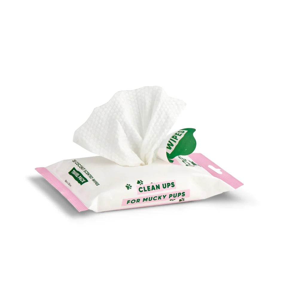 Drėgnos kelioninės higieninės servetelės "Beco" (kokosų kvapo)