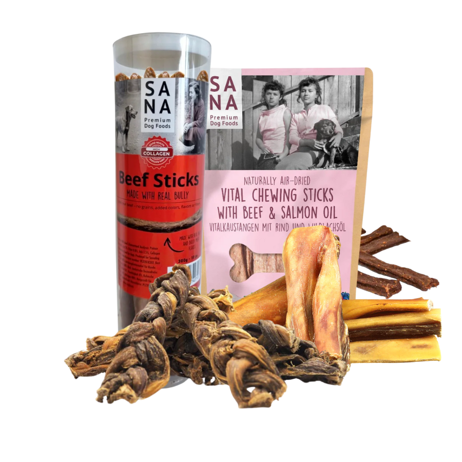 Jautienos graužalų šunims rinkinys