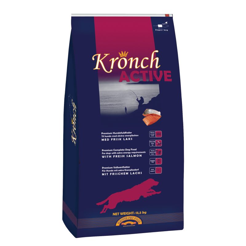 Kronch maistas aktyviems sunims su lasisa