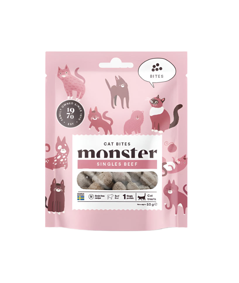 MONSTER skanestai katems su jautiena