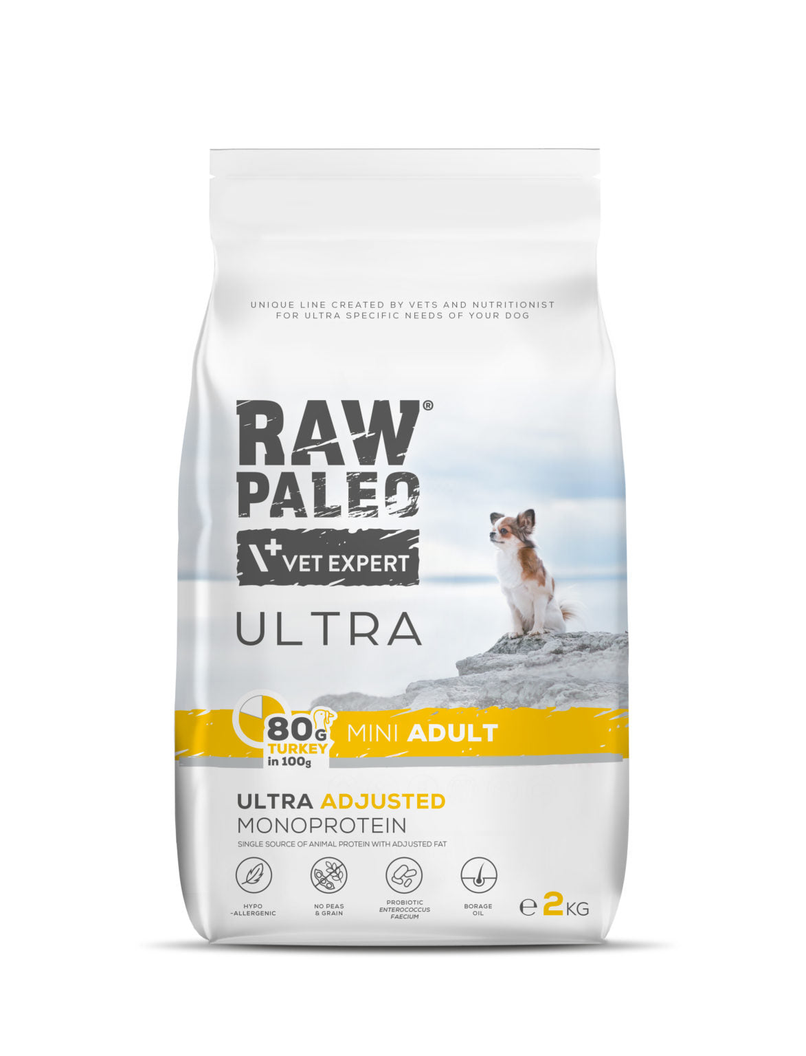 Raw Paleo Ultra sausas maistas mažų veislių šunims su kalakutiena