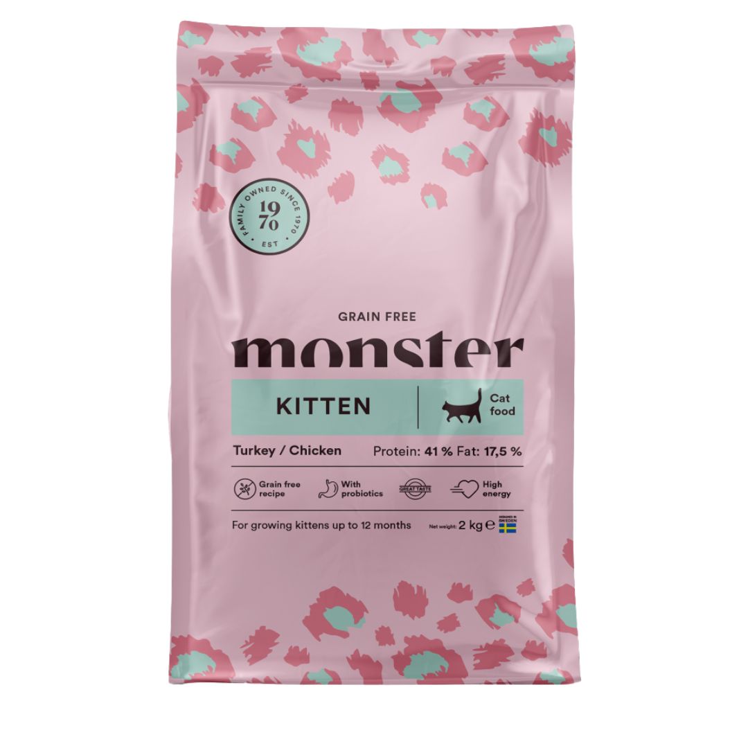 Monster maistas jauniems kaciukams