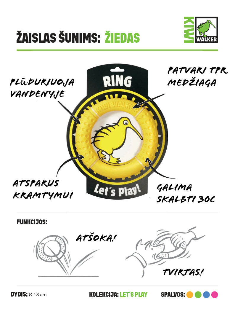 Kiwi Walker zaislas sunims ziedas