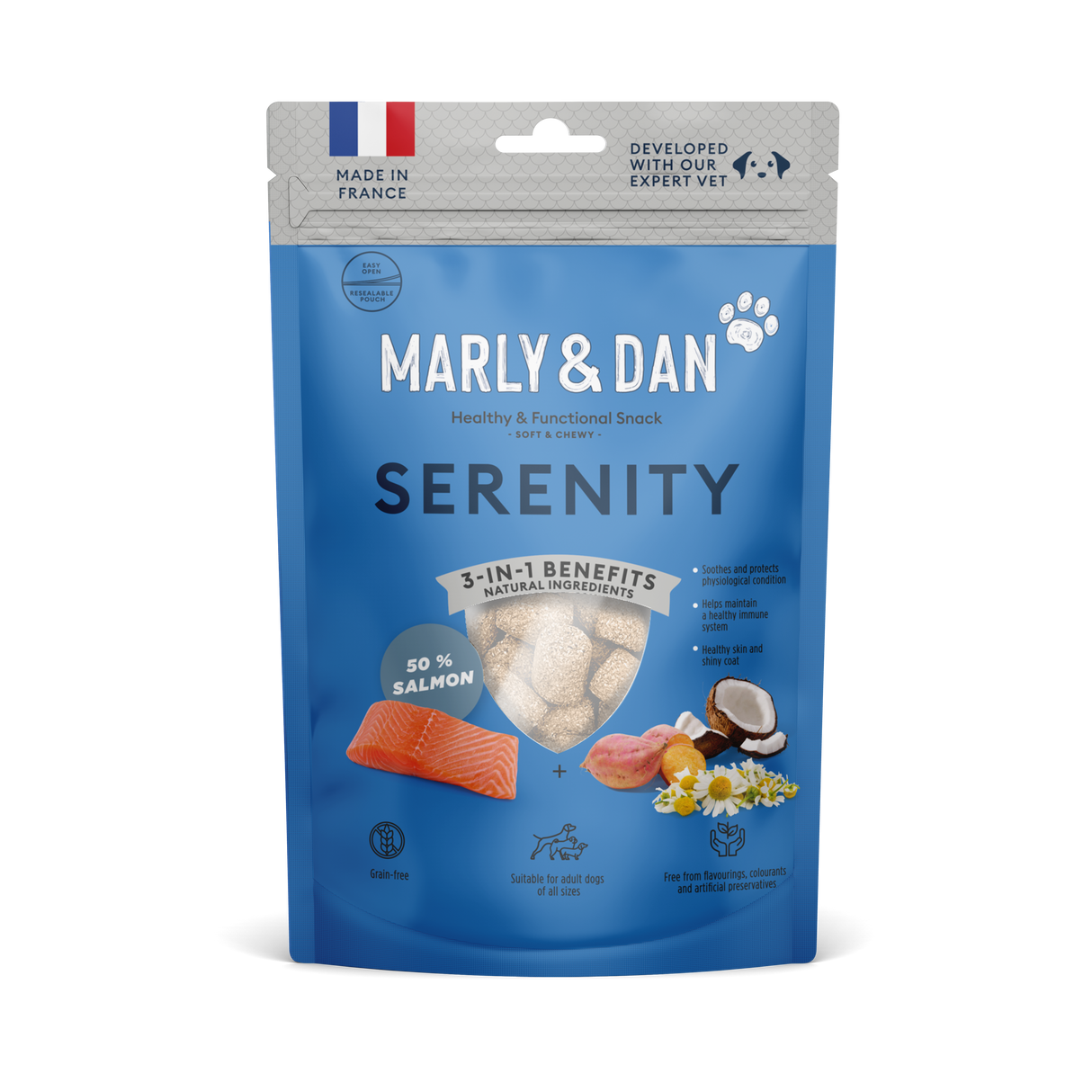 Marly & Dan minkšti skanėstai šunims SERENITY