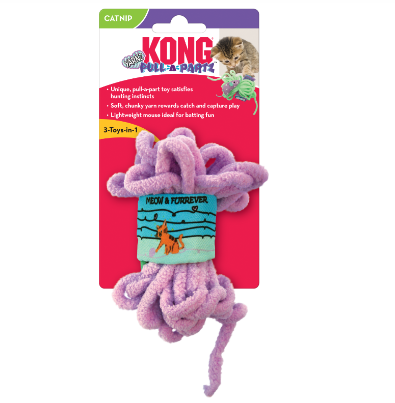 Žaislas "KONG Cat Pull-A-Partz Yarnz"