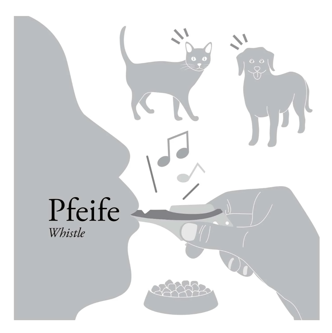 Klikeris dresūrai su švilpuku 2-in-1 "Hunter"