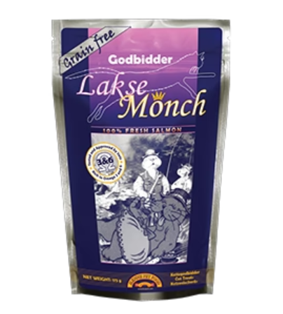 Monch traškūs skanėstai katėms su lašiša