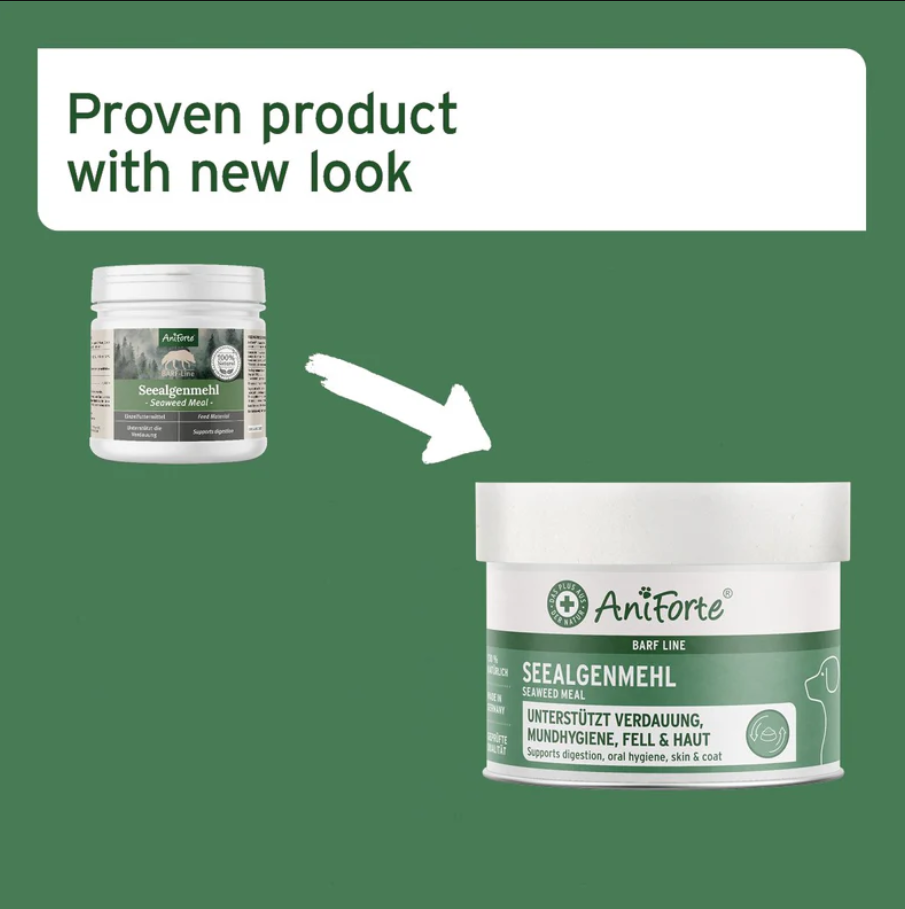 Maisto papildas šunims - jūros dumblių mišinys "Aniforte Seaweed Powder"