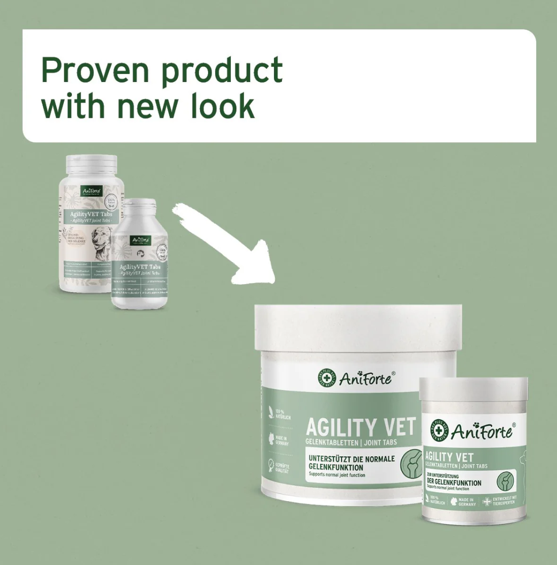 Maisto papildas šunims - tabletės sąnariams "Aniforte AgilityVET Joint Care"