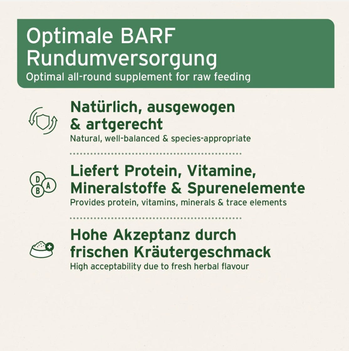 Maisto papildas šunims - žalią mitybą papildantis mišinys "Aniforte BARF Complete"