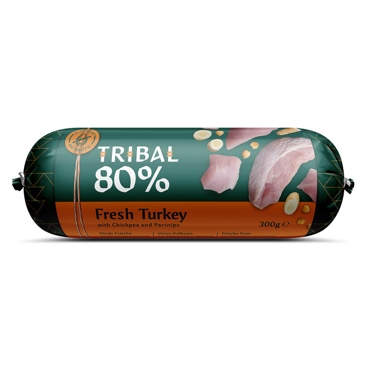Tribal Gourmet Sausage šlapias maistas šunims su šviežia kalakutiena