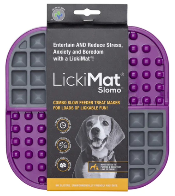 Lėto valgymo ir laižymo kilimėlis "LickiMat Slomo"