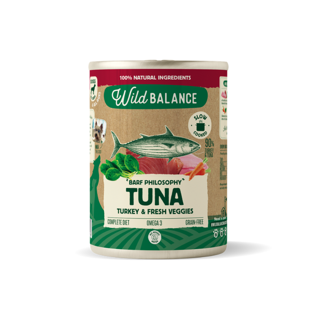 Wild Balance konservai sunims su tunu ir kalakutiena