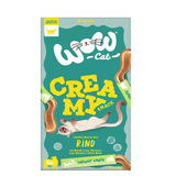 Wow Cat Creamy Snack kreminis skanėstas katėms su jautiena