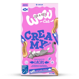 Wow Cat Creamy Snack kreminis skanėstas katėms su lašiša