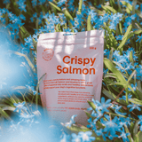 Skanėstai šunims su lašiša ir mėlynėmis Buddy Crispy Salmon