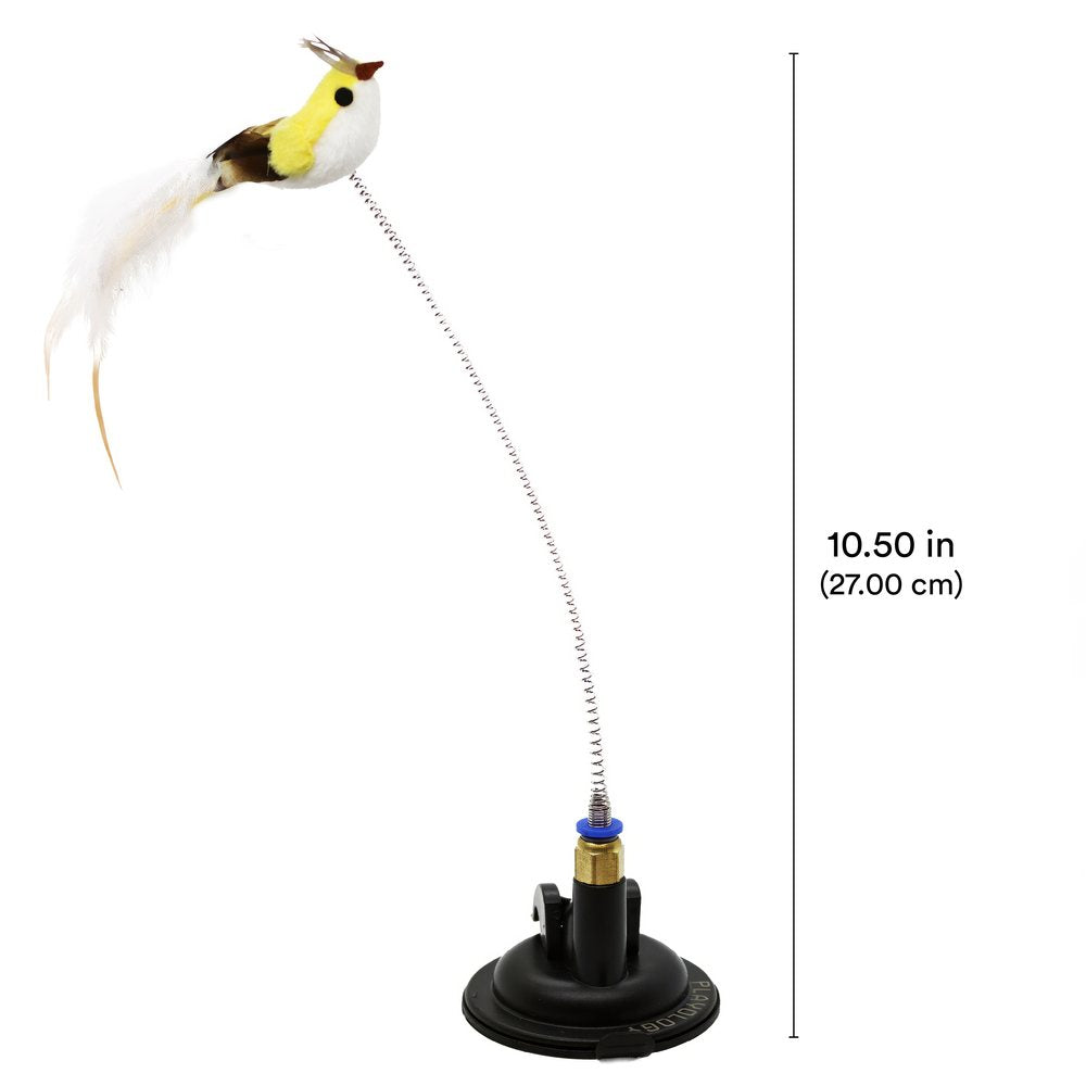 Paukštis su siurbtuku katėms "Playology Suction Cup Spring Bird"