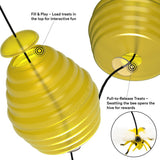 Kabinamas avilys su skanėstais katėms "Playology Hanging Beehive Treater"