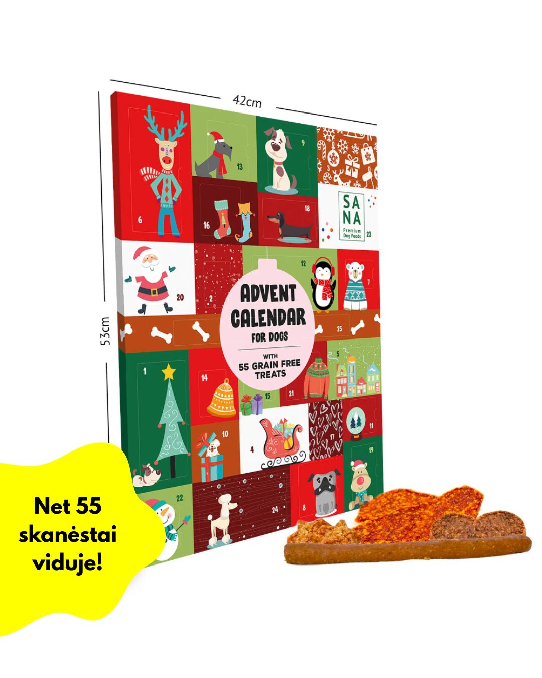 Advento kalendorius šunims Sana Dog