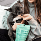 Pusiau drėgni skanėstai šunims su antiena ir rozmarinu Buddy Duckalicious