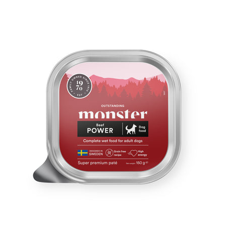 Monster Beef Pate Power | Šlapias maistas šunims su jautiena