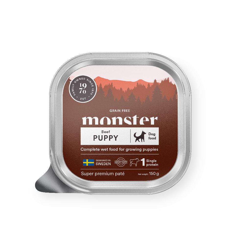 Monster šlapias maistas jauniems šuniukams