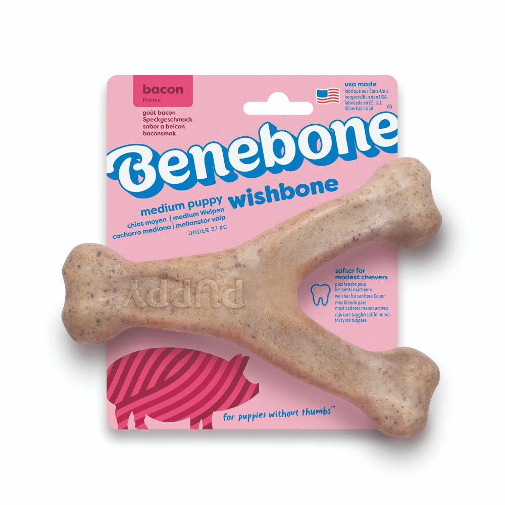 Kramtomas žaislas šuniukams "Benebone Puppy Wishbone"