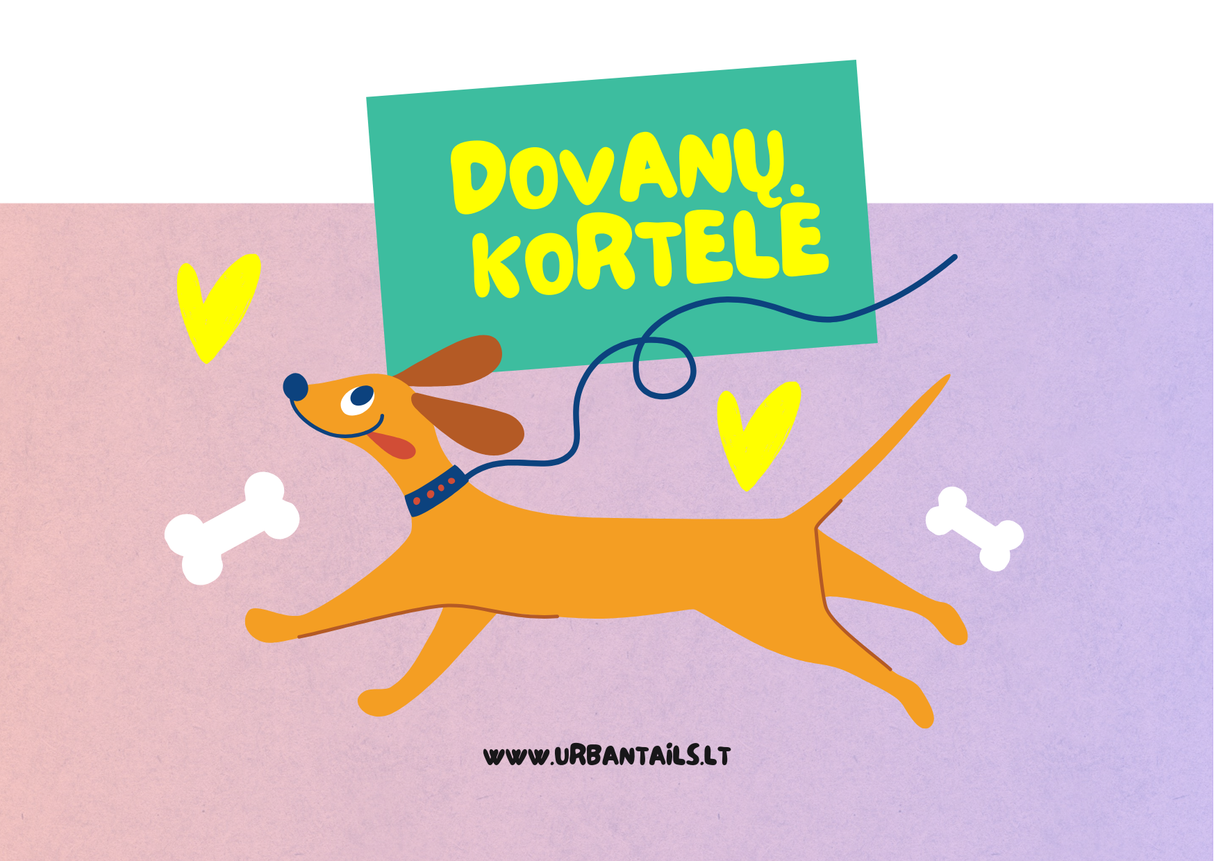 Urban Tails dovanų kortelė