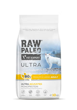 Raw Paleo Ultra sausas maistas vidutinių ir didelių veislių šunims su kalakutiena