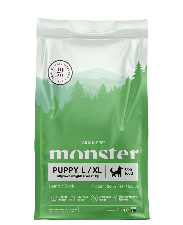 Monster Puppy Grain Free L/XL Lamb/Duck