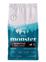 Monster Original Sensitive Small Bites sausas maistas jautriems mažų veislių šunims
