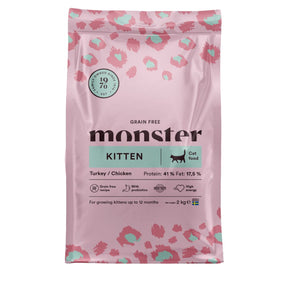 Monster maistas jauniems kaciukams