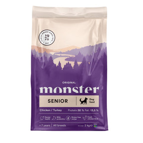 Monster maistas vyresniems sunims senjorams