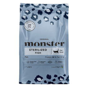 Monster maistas katems svoriui palaikyti