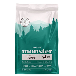 Monster maistas maziems sunims jauniems suniukams