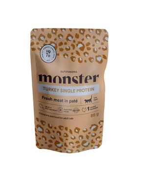 Monster konservai katems su kalakutiena