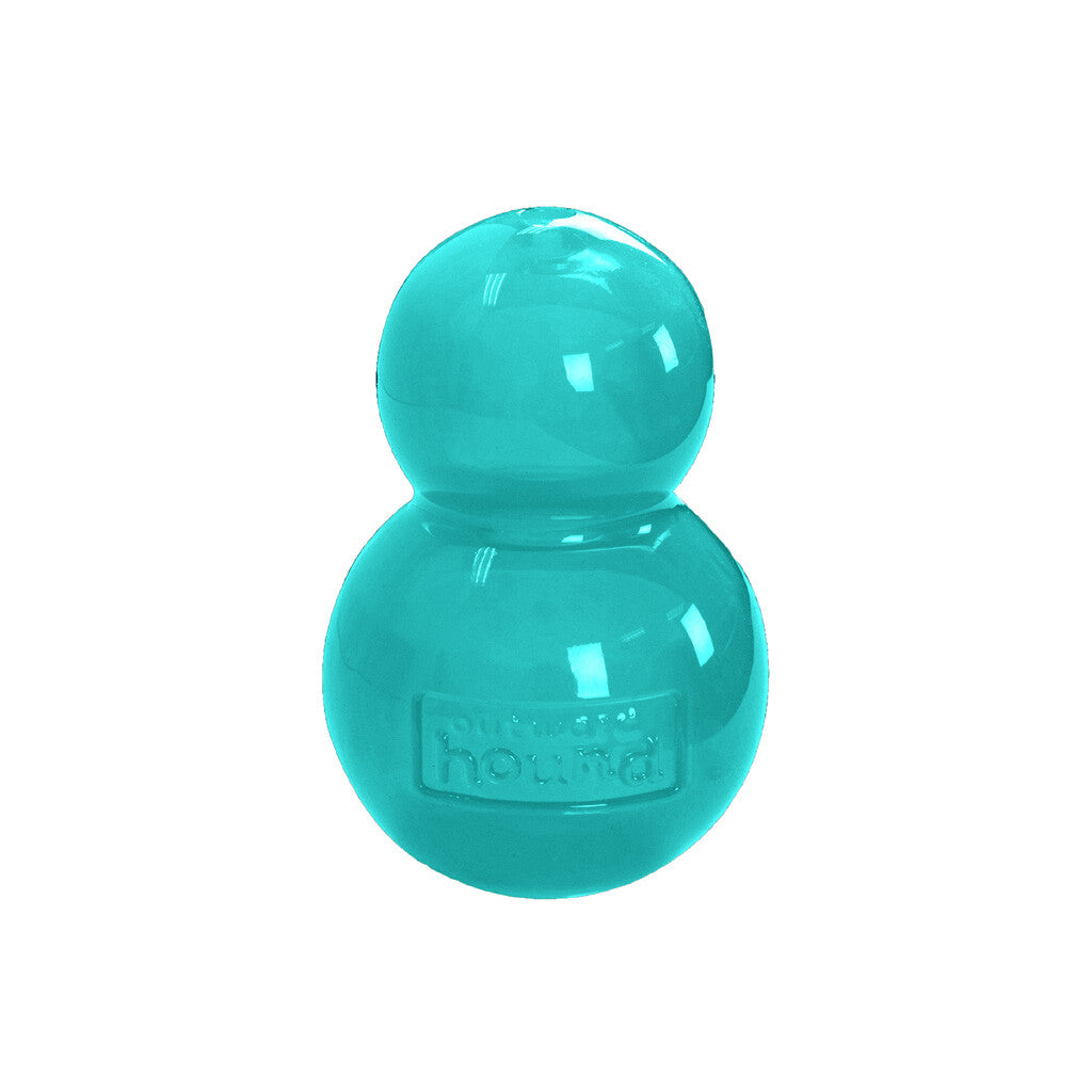 Interaktyvus ir skanėstais užpildomas žaislas šunims "Outward Hound Double-Tuff M Blue"