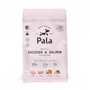Pala maistas sunims Nr 2 su vistiena ir lasisa 1 kg