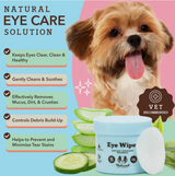 Servetėlės šunų akių priežiūrai "Natural Dog Company Eye Wipes"