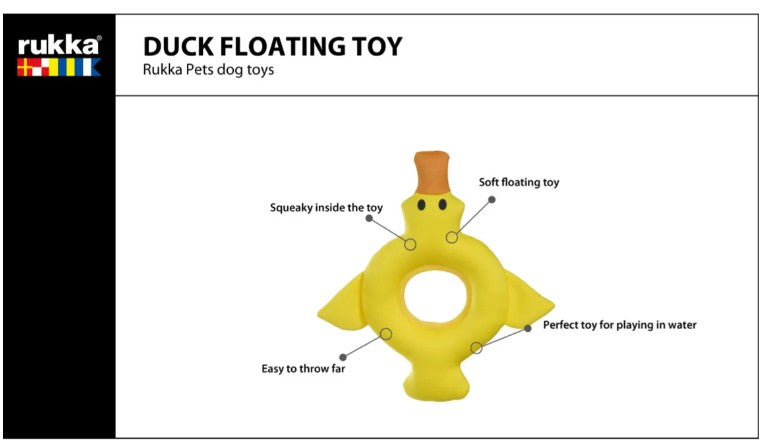 Plūduriuojantis žaislas šunims Rukka Pets Duck Floating Toy