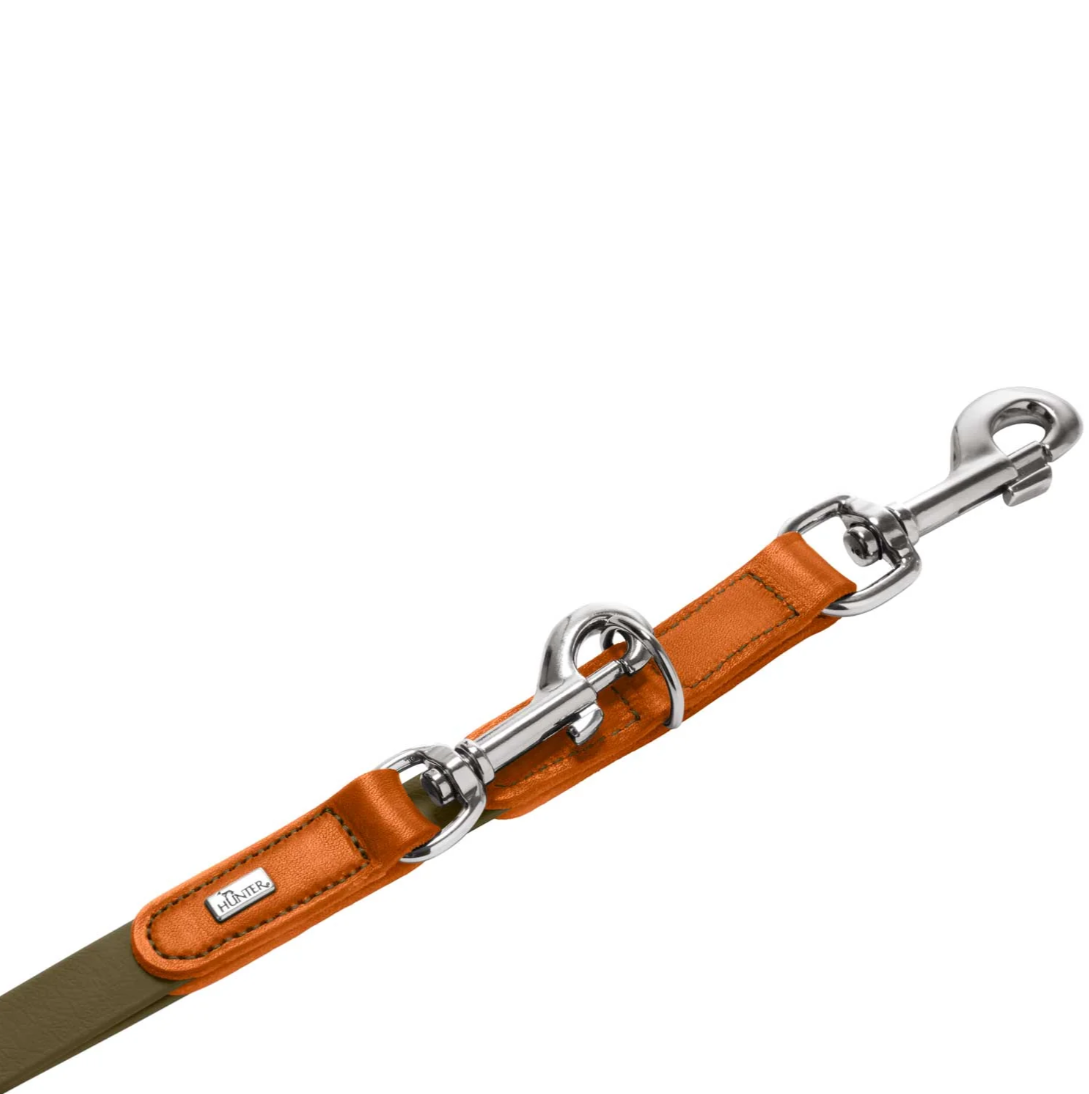 Pavadėlis "Hunter BioThane x Leather"