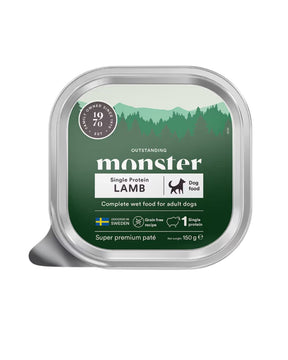 Monster single protein LAMB | vieno baltymo šlapias maistas šunims su ėriena