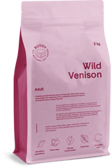 Buddy Wild Venison begrūdis sausas maistas šunims su elniena