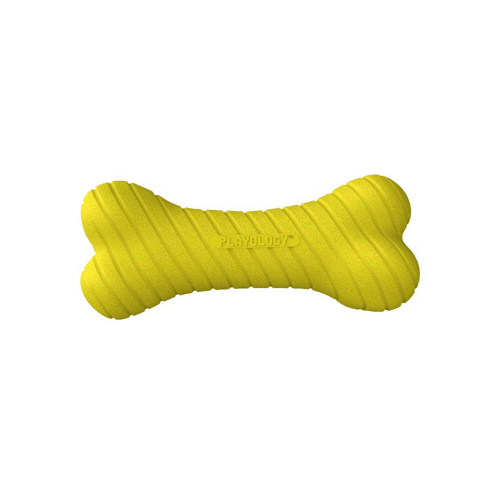 Dvisluoksnis kaulas šunims su natūraliu kvapu "Playology Dual Layer Bone"