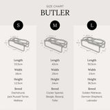 Paaukštintas dubenėlių stovas šunims District 70 "Butler"